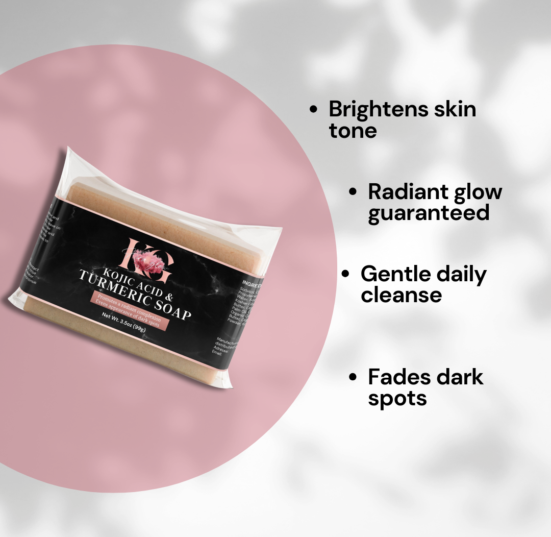 Brightening Kojic Acid & Turmeric Soap